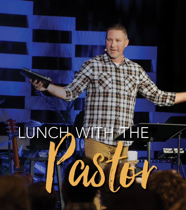 Lunch with Pastor Eric Camfield
March 15 | 12:15 p.m. | Butterfield

 
